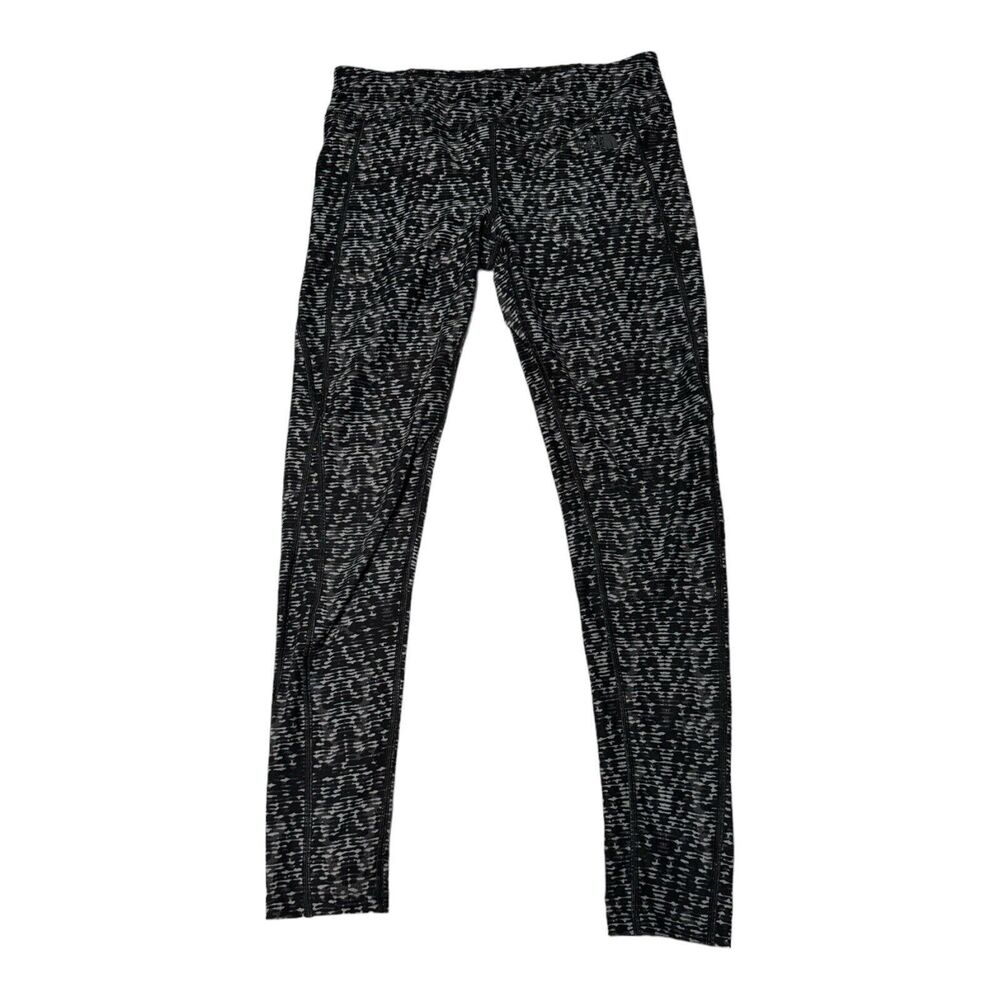 North Face Women's Size Medium Gray/Black Full Length Abstract Pattern Leggings‎